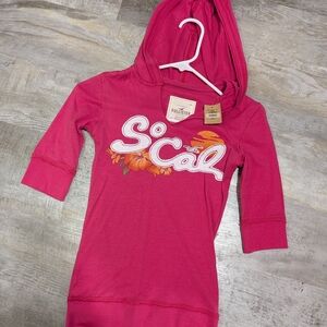 Hollister Fuchsia SoCal Hoodie